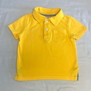 Gymboree Yellow Polo Shirt Short Sleeves Classic Style